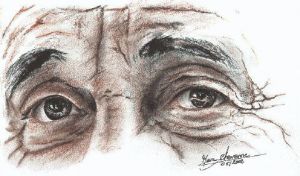 Voir le détail de cette oeuvre: Aznavour les yeux
