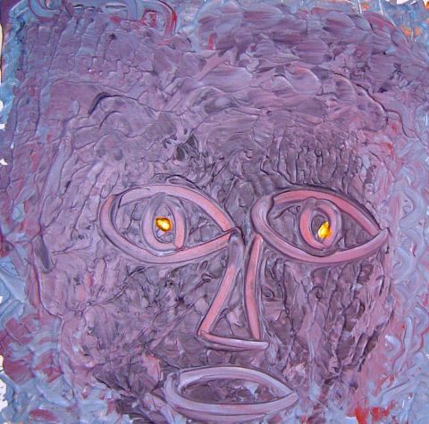 Visage 1 - Peinture - Geritzen