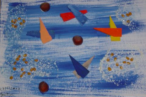 composition horaire - Peinture - Geritzen