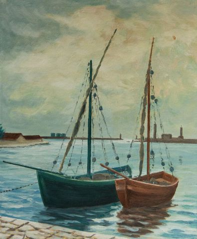 Port - Peinture - Daniel Blondeau