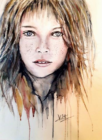 Emily - Peinture - Catherine VALETTE