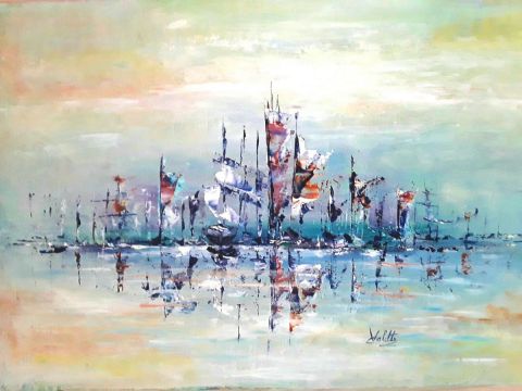 Toutes voiles dehors - Peinture - Catherine VALETTE