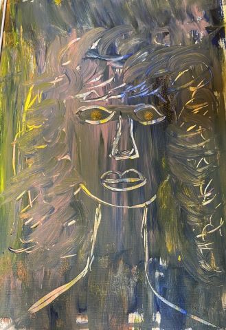 Woman - Peinture - Geritzen